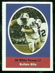 1972 Sunoco Stamps      050      Willie Young Alcorn